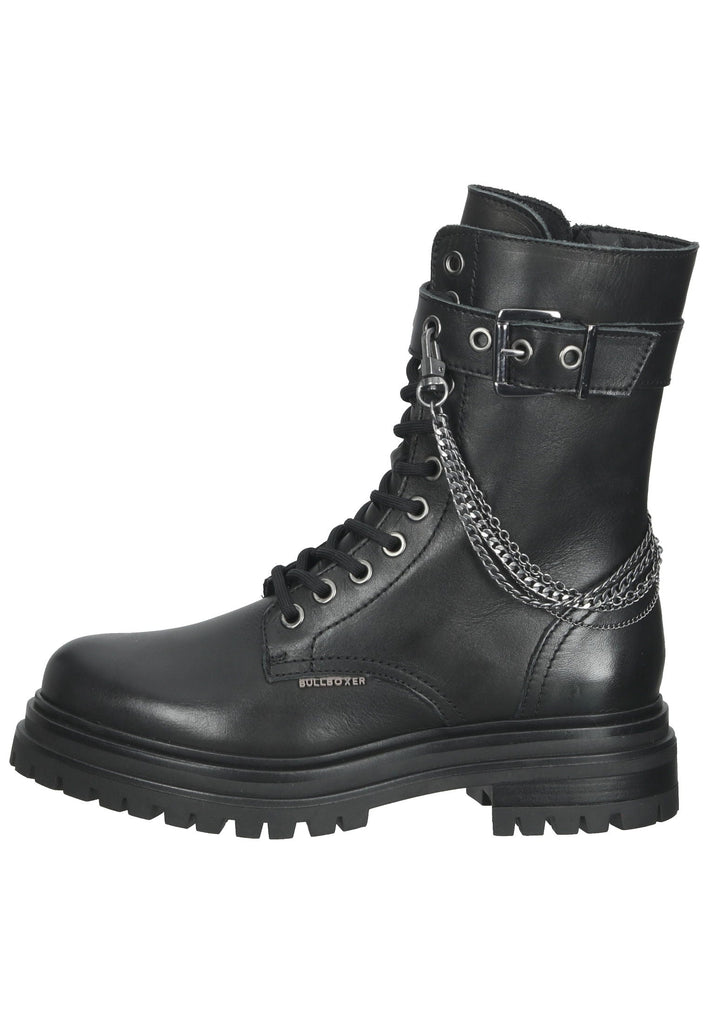 Bullboxer Stiefelette Leder Schwarz