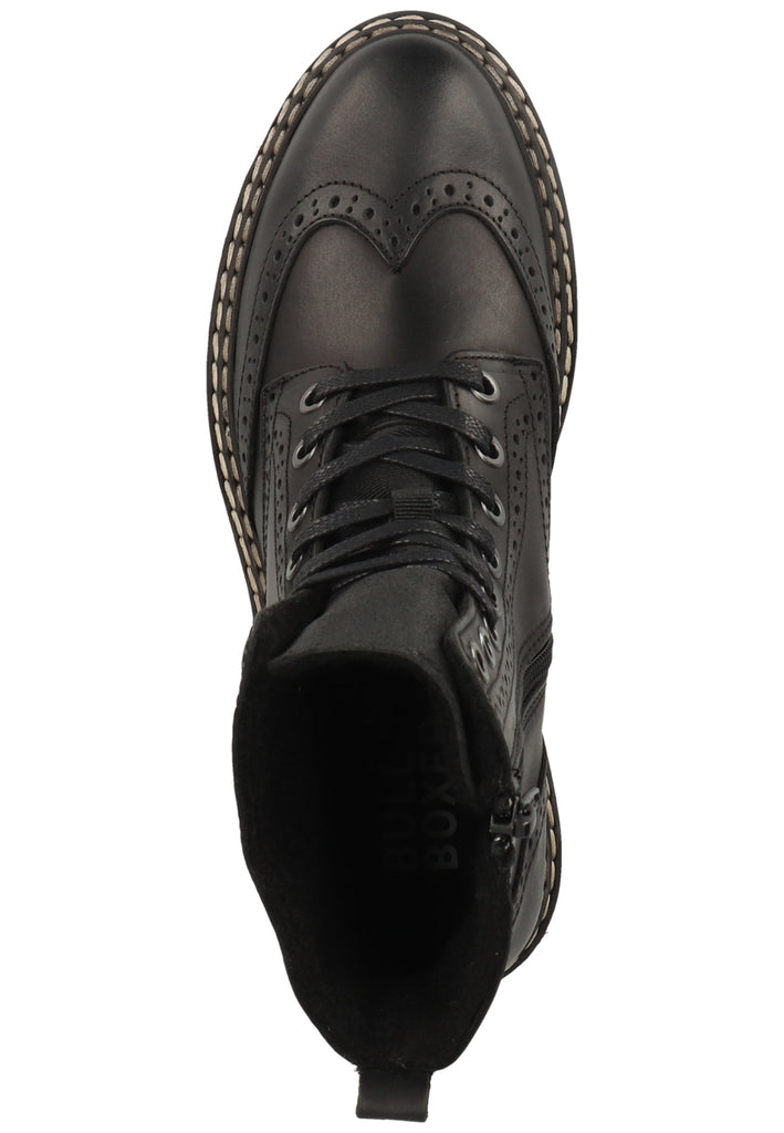 Bullboxer Stiefelette Leder Schwarz