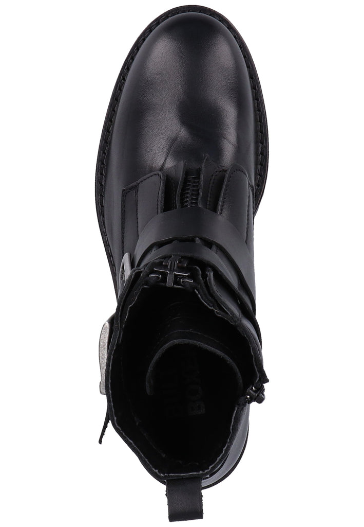 Bullboxer Stiefelette Leder Schwarz