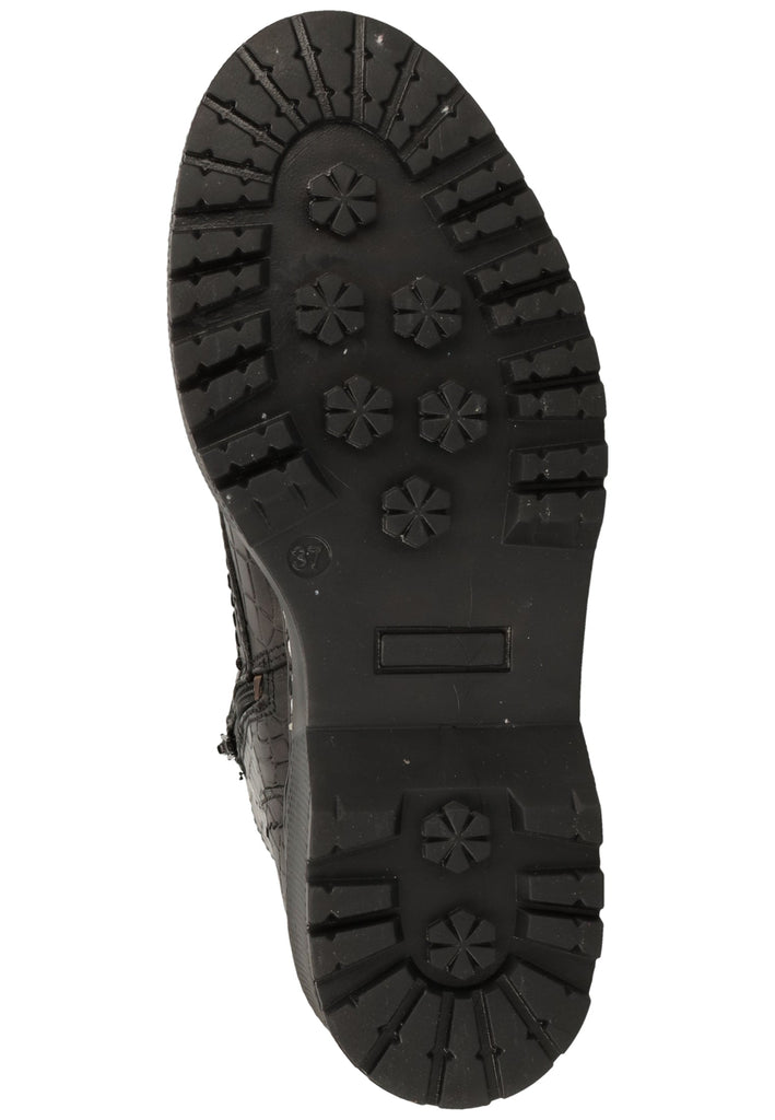 Bullboxer Stiefelette Leder Schwarz