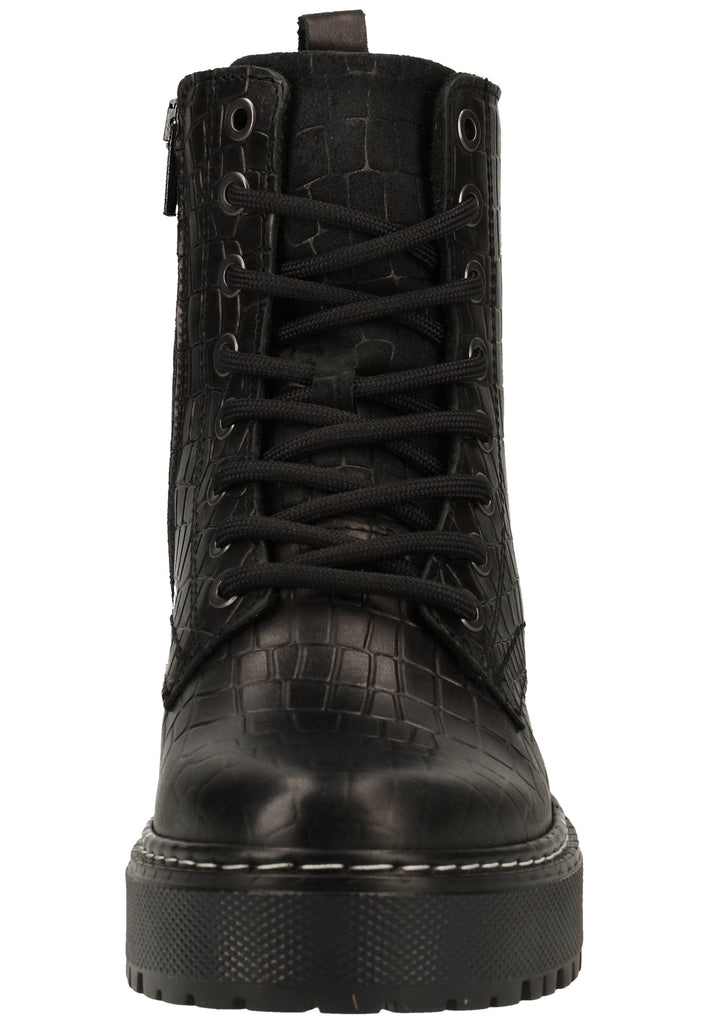 Bullboxer Stiefelette Leder Schwarz
