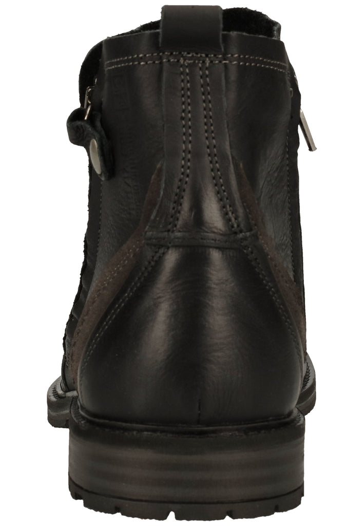 Bullboxer Stiefelette Leder Schwarz