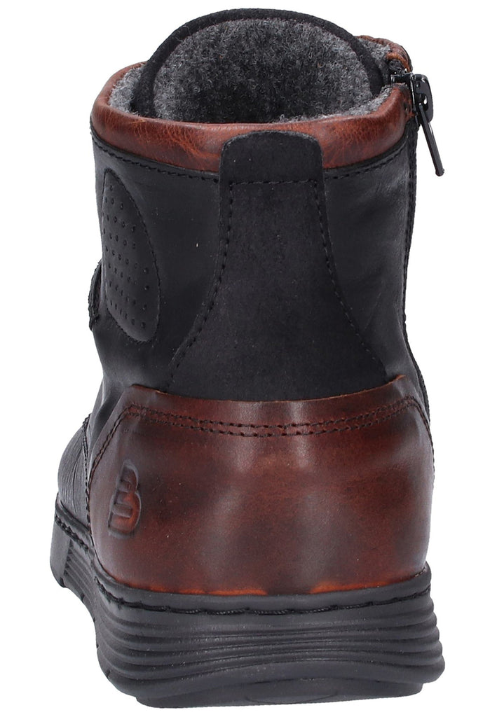 Bullboxer Stiefelette Leder Schwarz