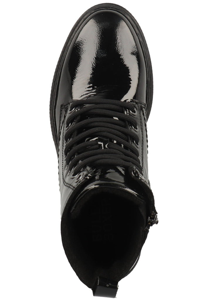 Bullboxer Stiefelette Leder Schwarz Lack