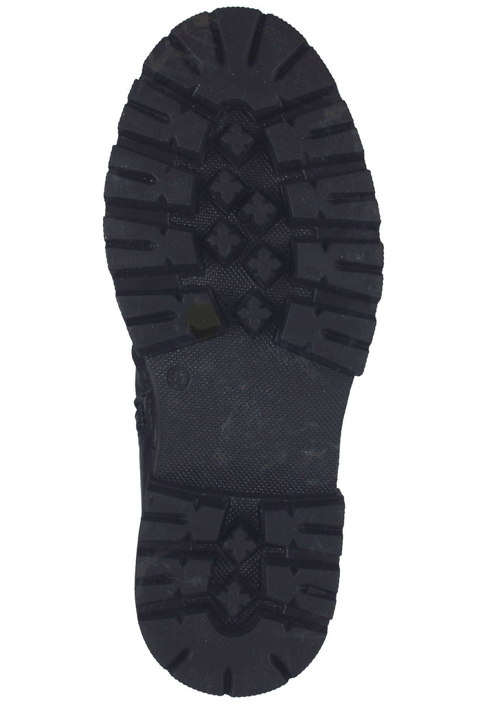 Bullboxer Stiefelette Leder Schwarz/Schwarz Warmfutter