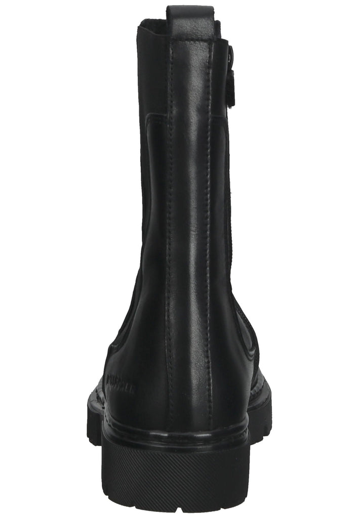 Bullboxer Stiefelette Leder Schwarz/Schwarz Warmfutter