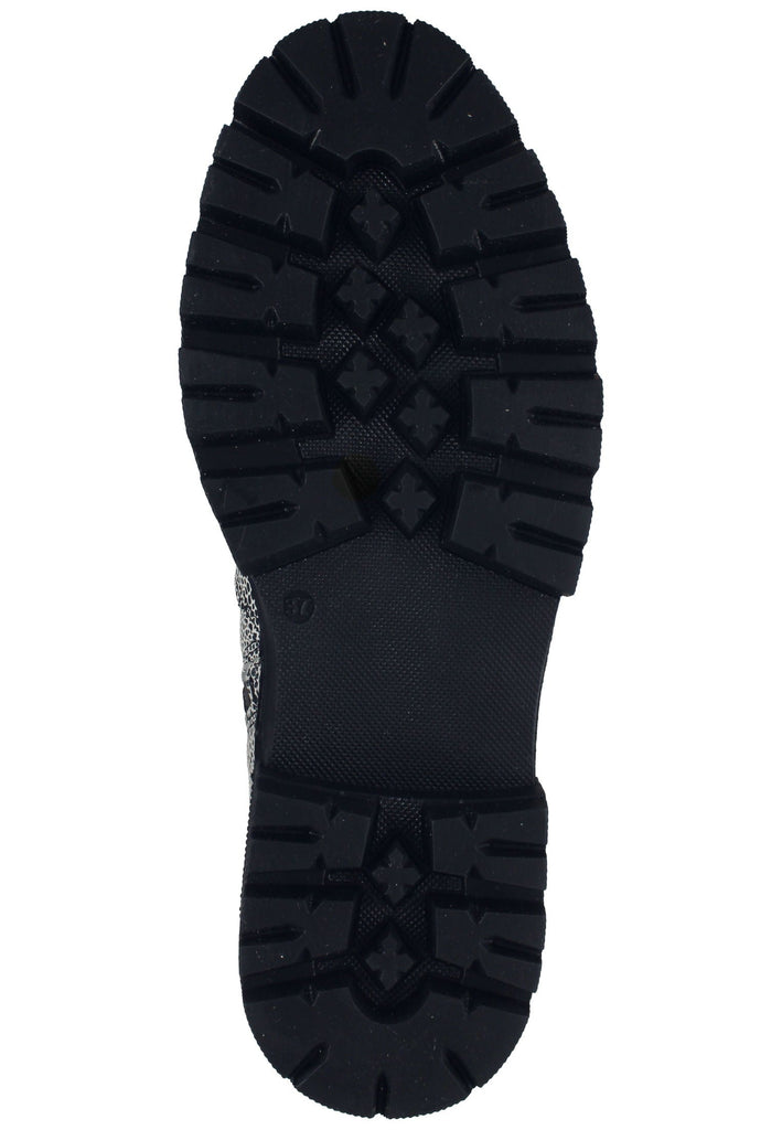 Bullboxer Stiefelette Leder Schwarz/Silber