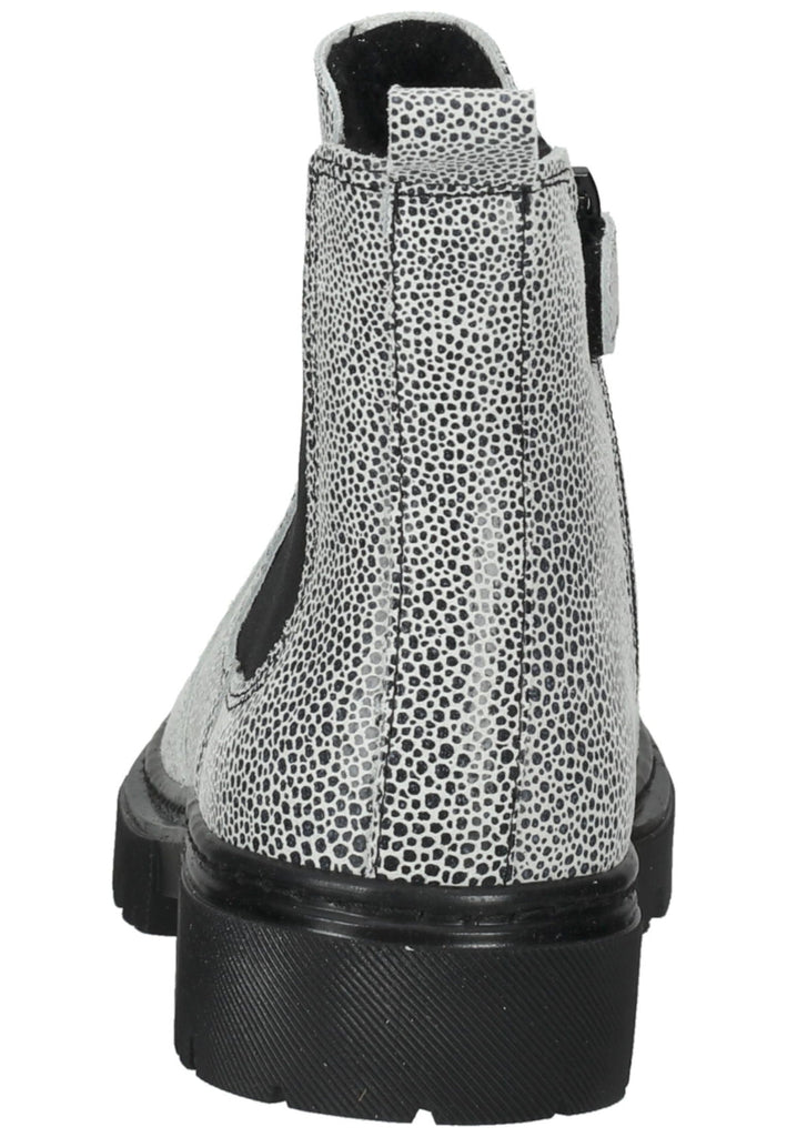 Bullboxer Stiefelette Leder Schwarz/Silber