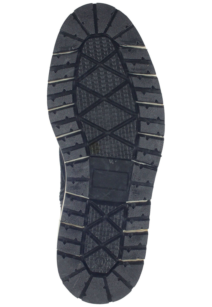 Bullboxer Stiefelette Leder Schwarz Warmfutter