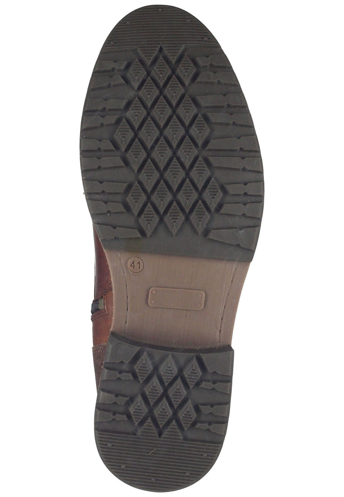 Bullboxer Stiefelette Leder Tan Warmfutter