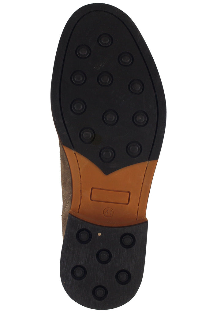 Bullboxer Stiefelette Leder/Textil Beige