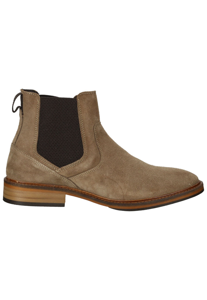 Bullboxer Stiefelette Leder/Textil Beige