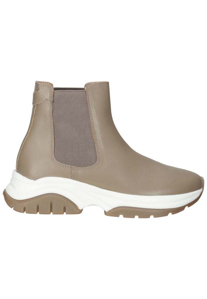 Bullboxer Stiefelette Leder/Textil Beige/Weiß