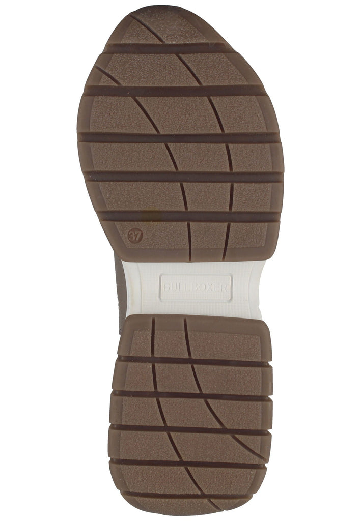 Bullboxer Stiefelette Leder/Textil Beige/Weiß