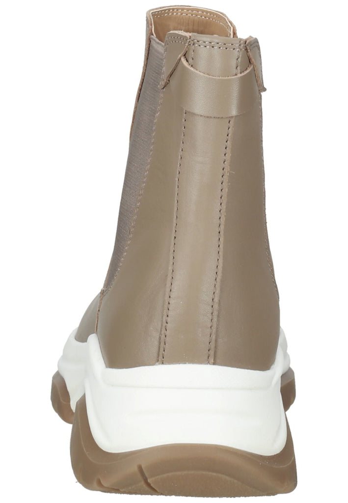 Bullboxer Stiefelette Leder/Textil Beige/Weiß