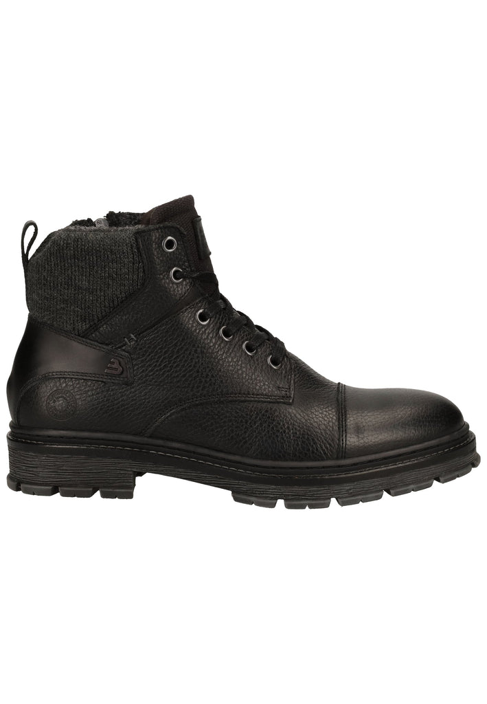 Bullboxer Stiefelette Leder/Textil Black