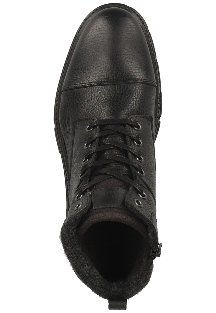 Bullboxer Stiefelette Leder/Textil Black