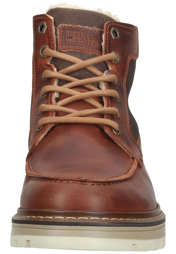 Bullboxer Stiefelette Leder/Textil Braun