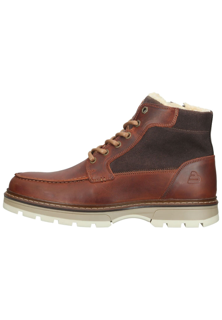 Bullboxer Stiefelette Leder/Textil Braun