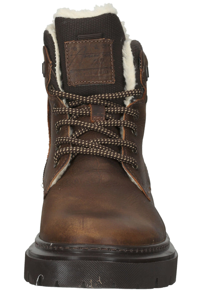 Bullboxer Stiefelette Leder/Textil Braun Warmfutter