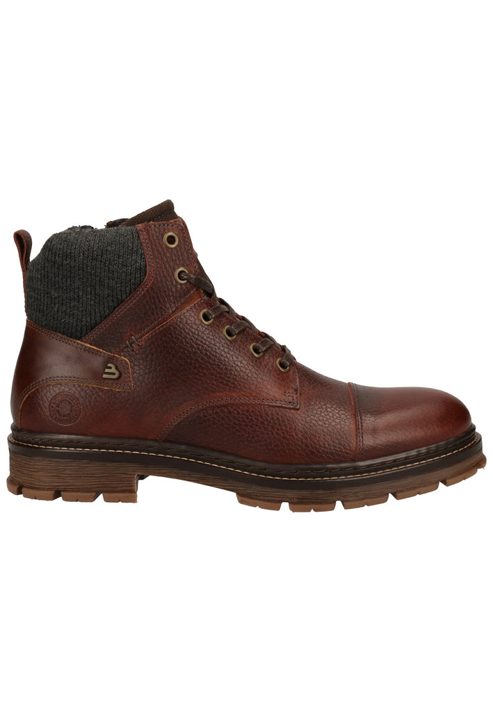 Bullboxer Stiefelette Leder/Textil Brown