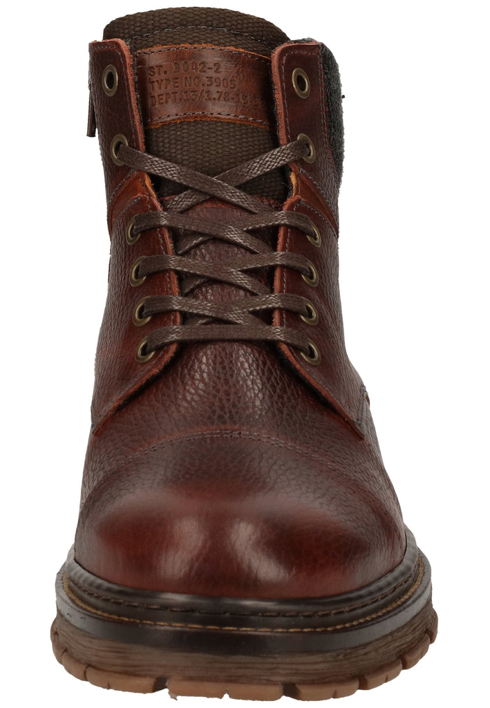 Bullboxer Stiefelette Leder/Textil Brown