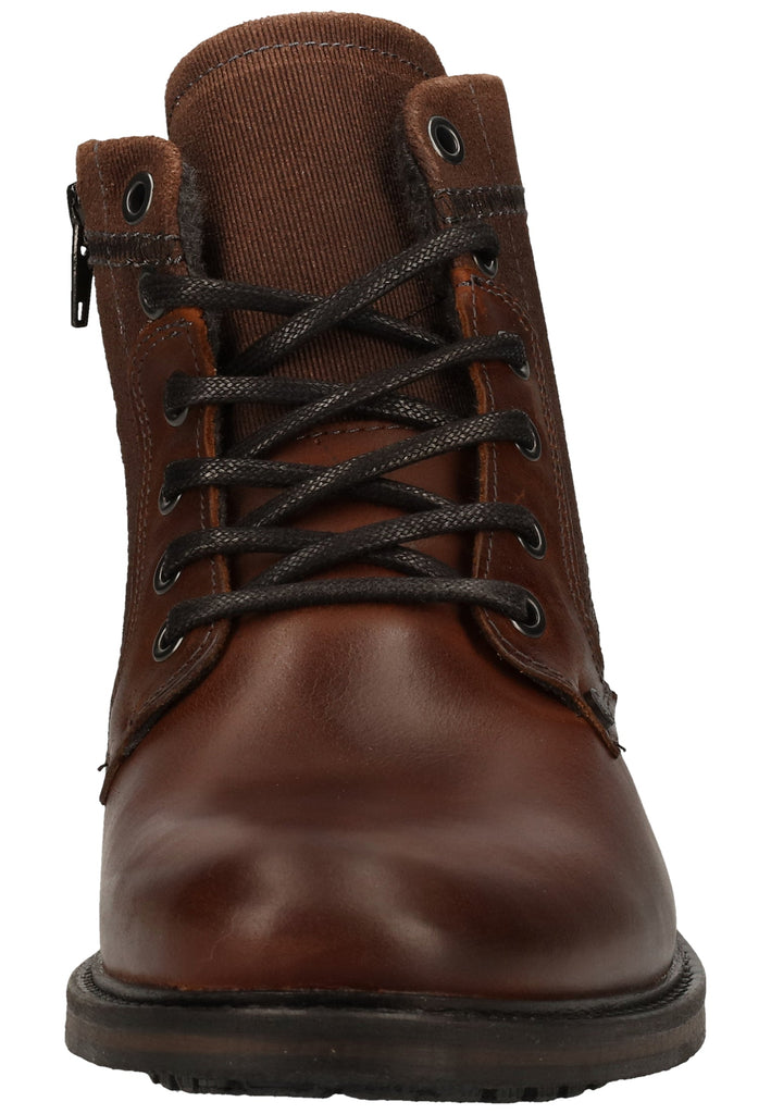 Bullboxer Stiefelette Leder/Textil Brown Warmfutter