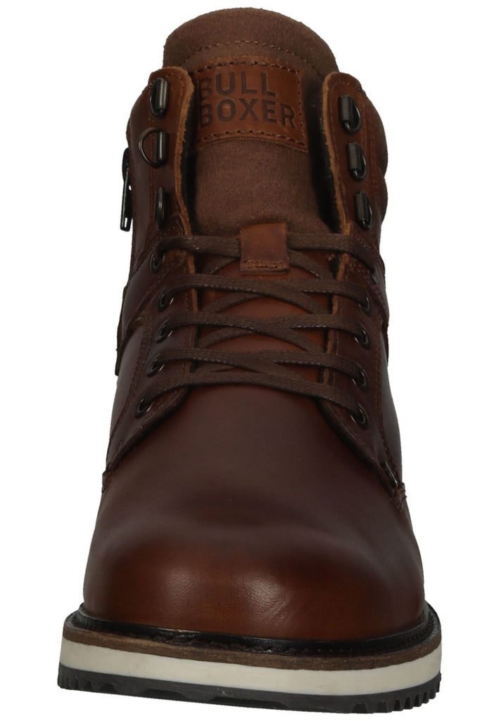 Bullboxer Stiefelette Leder/Textil Cognac