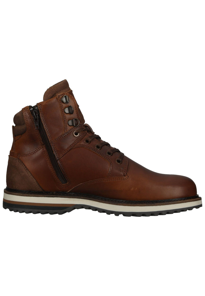 Bullboxer Stiefelette Leder/Textil Cognac