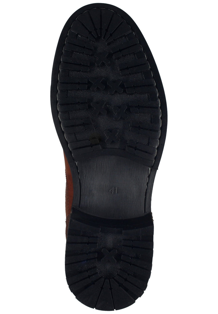 Bullboxer Stiefelette Leder/Textil Cognac