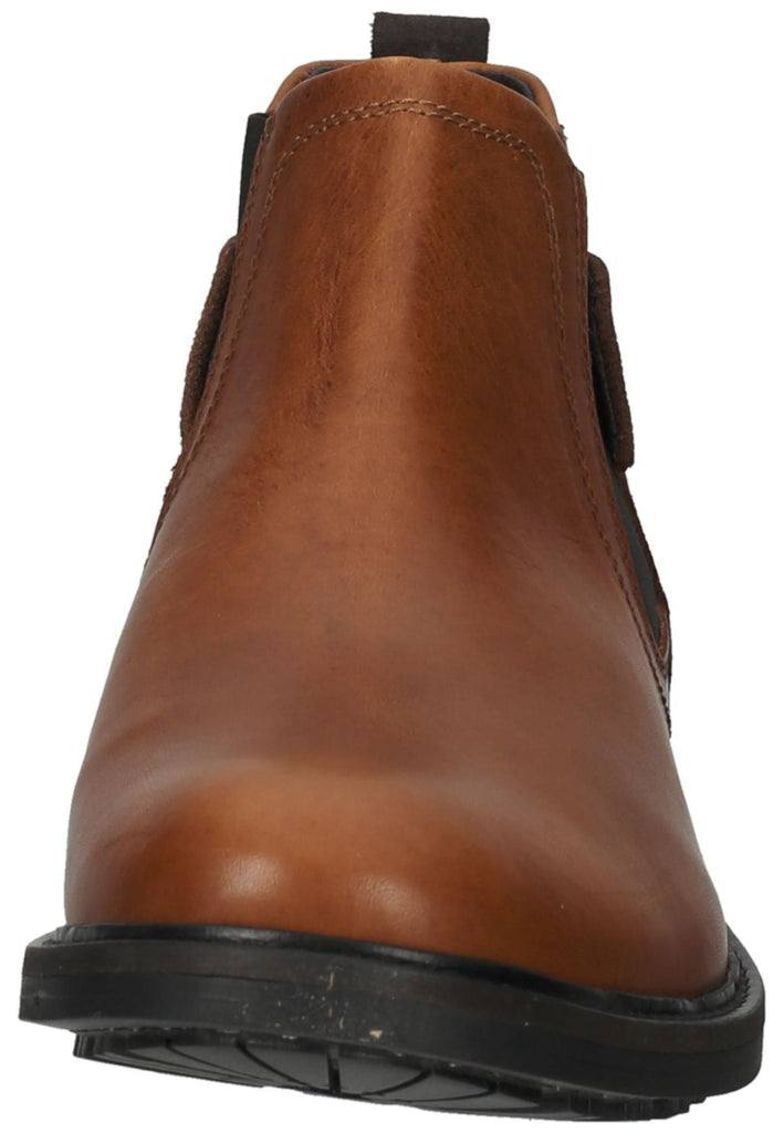Bullboxer Stiefelette Leder/Textil Cognac