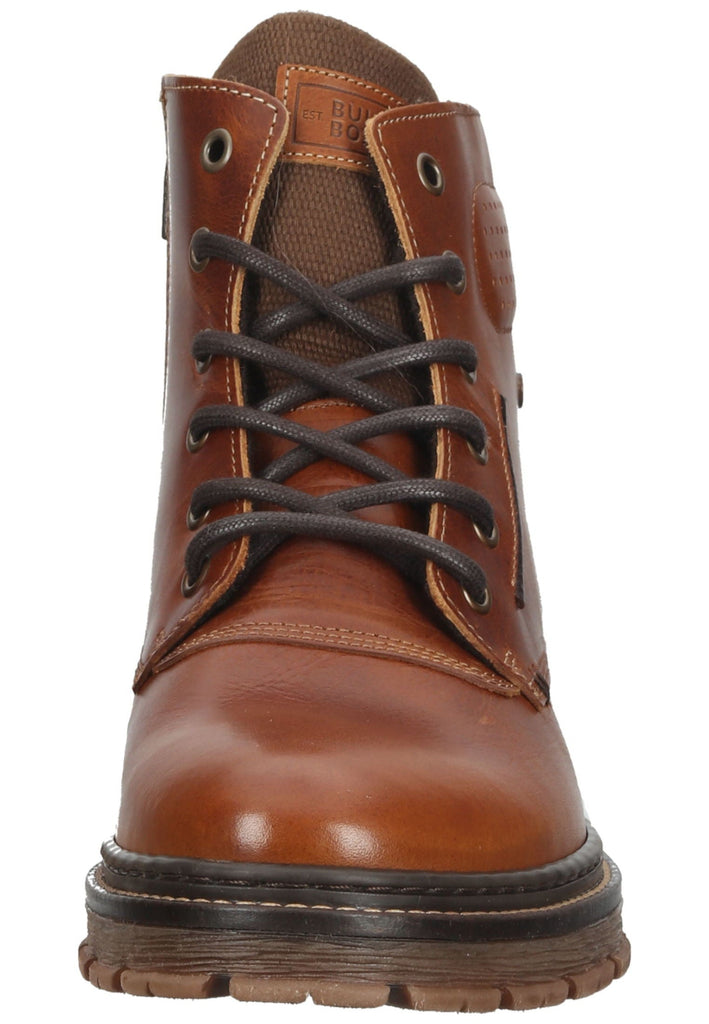 Bullboxer Stiefelette Leder/Textil Cognac Warmfutter