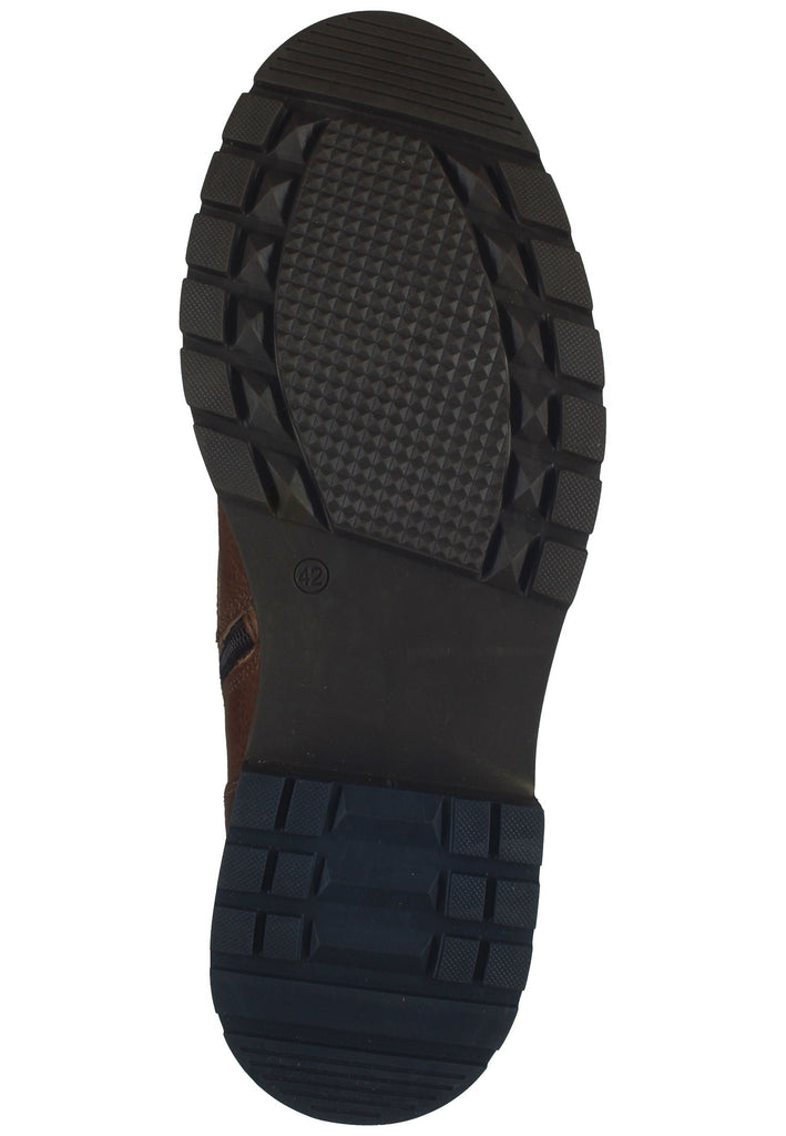 Bullboxer Stiefelette Leder/Textil Cognac Warmfutter