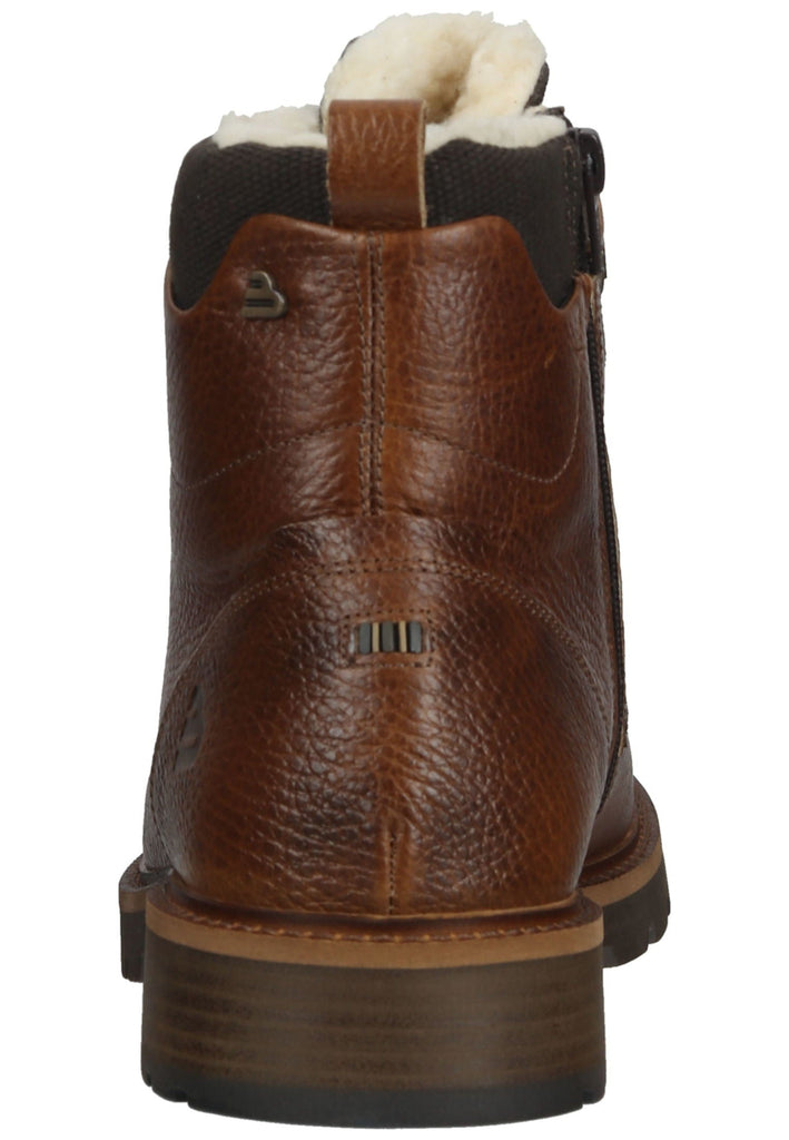 Bullboxer Stiefelette Leder/Textil Cognac Warmfutter