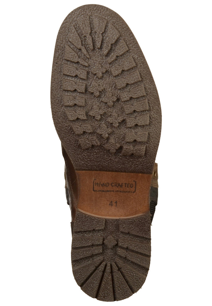 Bullboxer Stiefelette Leder/Textil Dunkelbraun