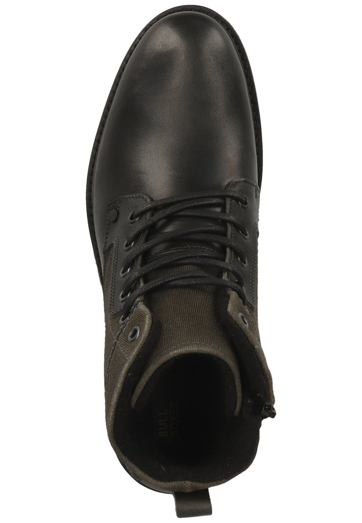 Bullboxer Stiefelette Leder/Textil Green Warmfutter