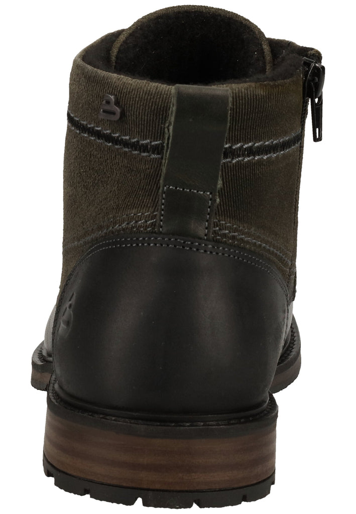 Bullboxer Stiefelette Leder/Textil Green Warmfutter