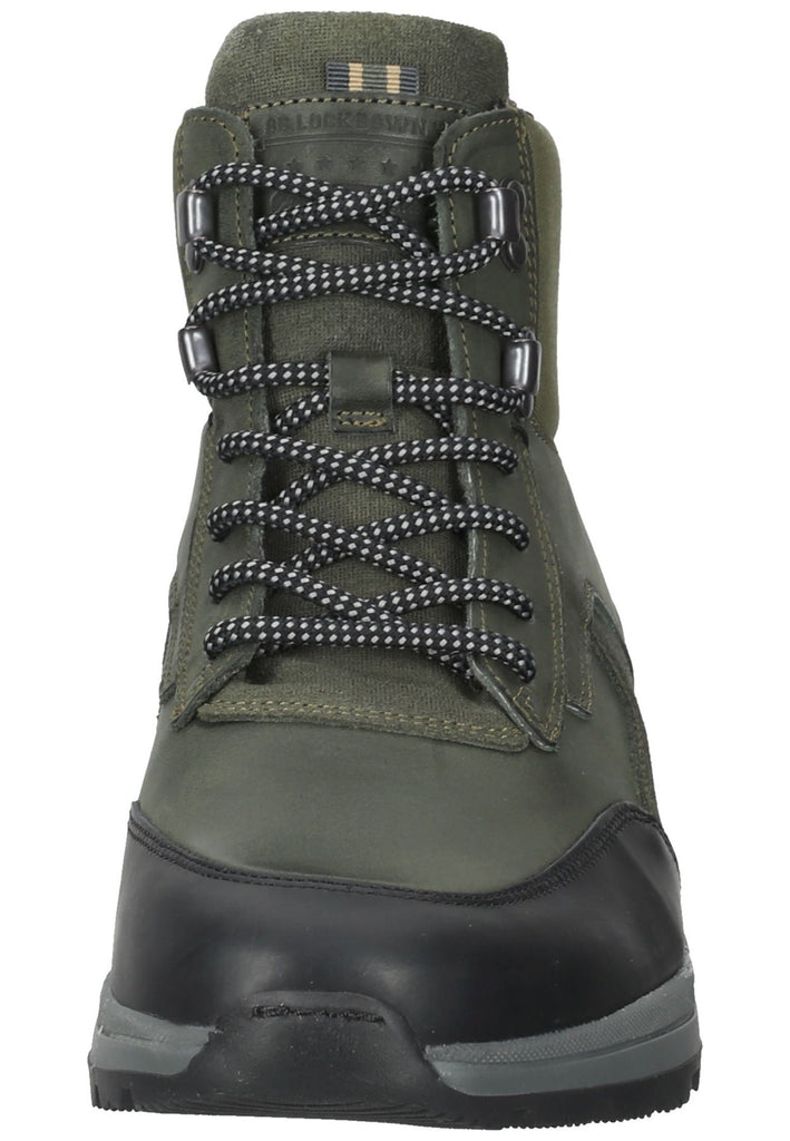 Bullboxer Stiefelette Leder/Textil Grün