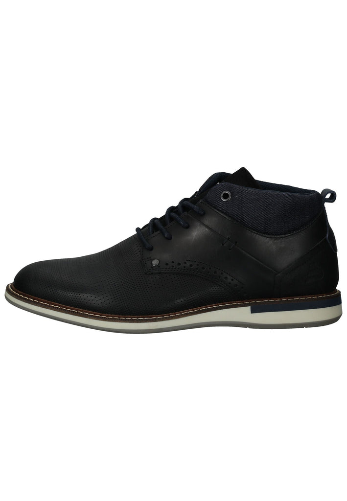 Bullboxer Stiefelette Leder/Textil Navy