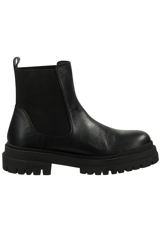 Bullboxer Stiefelette Leder/Textil Schwarz