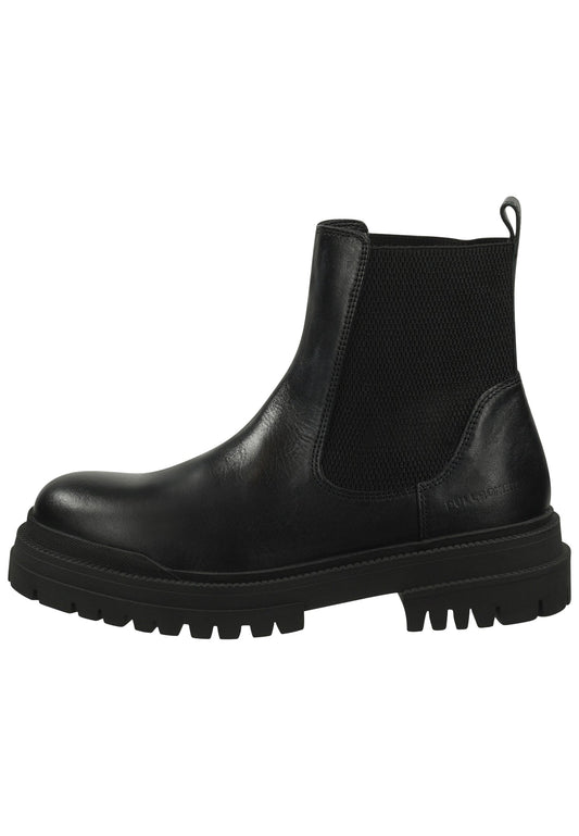 Bullboxer Stiefelette Leder/Textil Schwarz