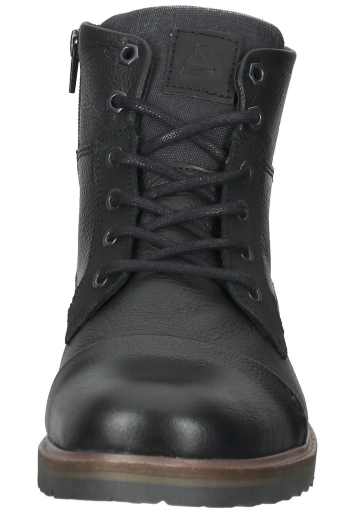 Bullboxer Stiefelette Leder/Textil Schwarz