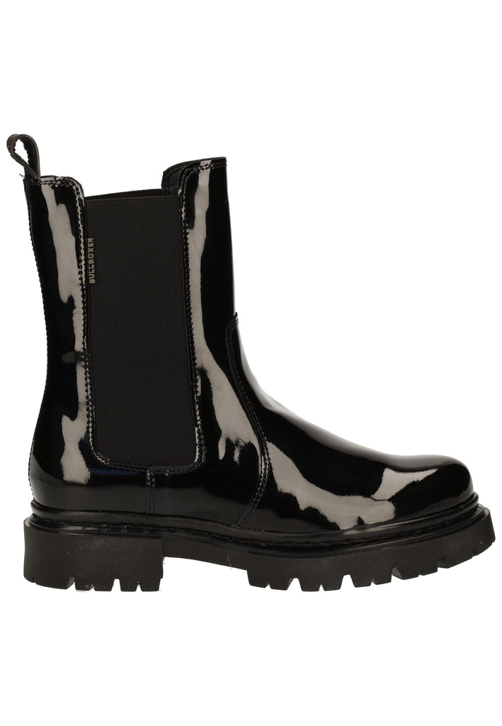 Bullboxer Stiefelette Leder/Textil Schwarz Lack