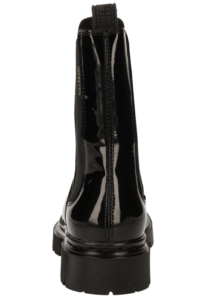 Bullboxer Stiefelette Leder/Textil Schwarz Lack