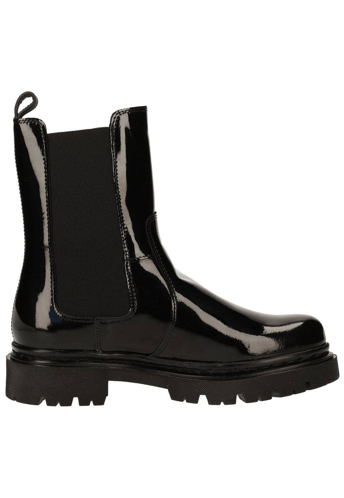 Bullboxer Stiefelette Leder/Textil Schwarz Lack