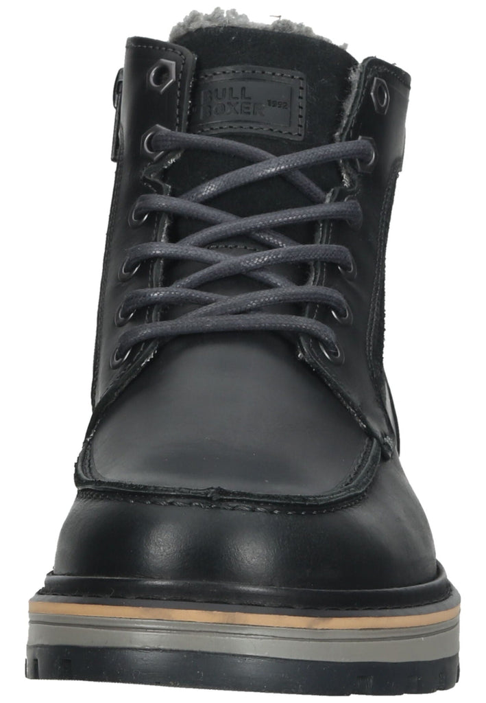 Bullboxer Stiefelette Leder/Textil Schwarz Warmfutter