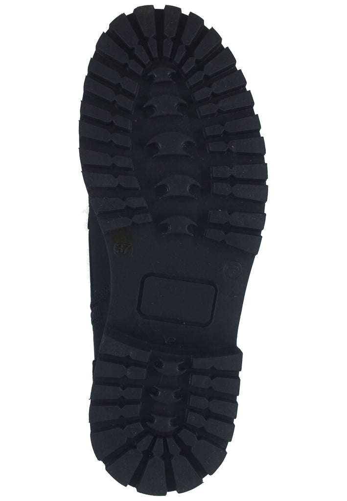 Bullboxer Stiefelette Leder/Textil Schwarz Warmfutter