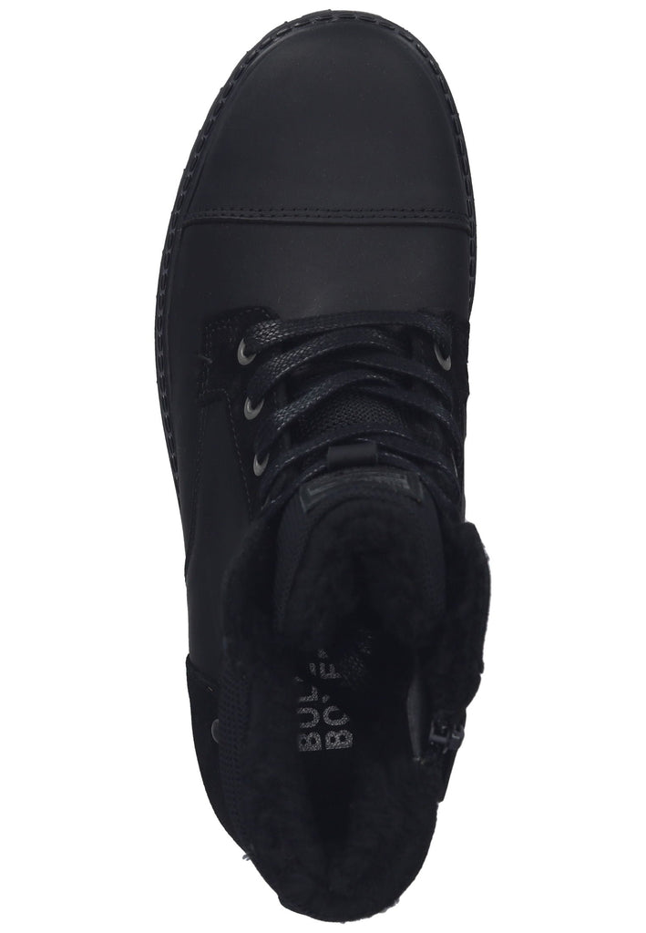 Bullboxer Stiefelette Leder/Textil Schwarz Warmfutter