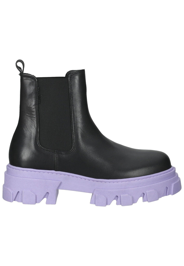 Bullboxer Stiefelette Leder Violett/Schwarz