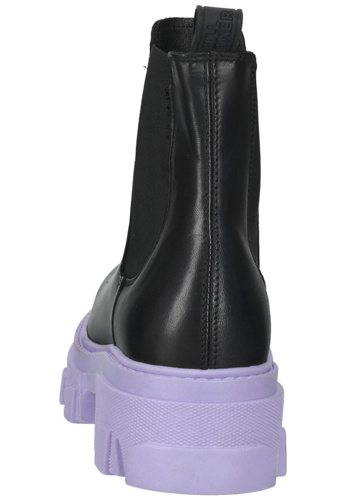 Bullboxer Stiefelette Leder Violett/Schwarz